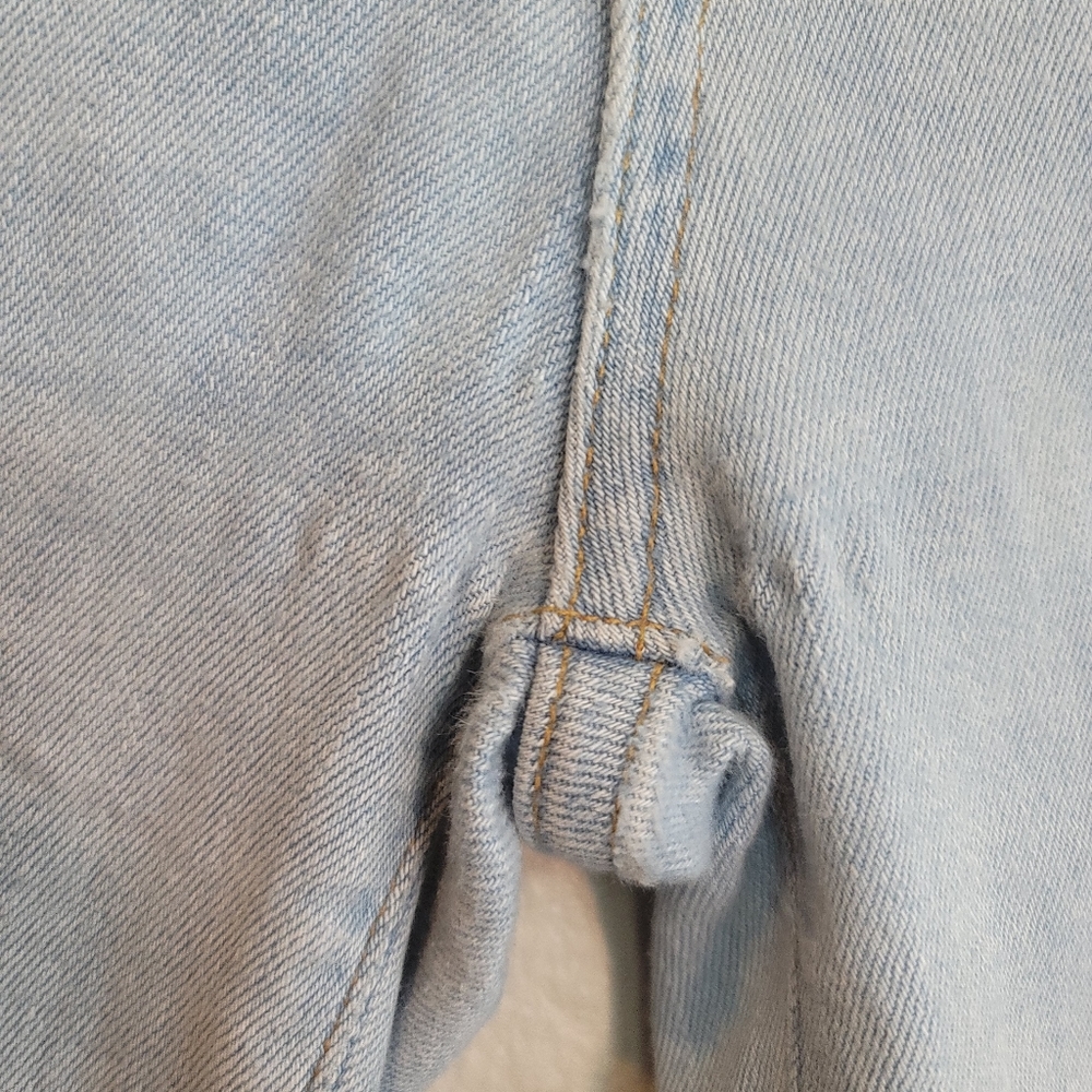 AGOLDE NICO HIGH RISE DISTRESSED JEANS LIGHT WASH WOMEN'S JEANS 25 - Picture 14 of 16